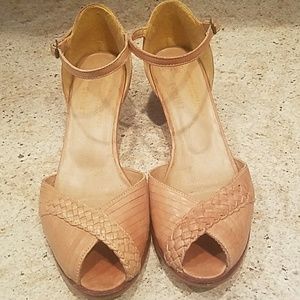 Vintage Genuine Leather Heels from Brazil